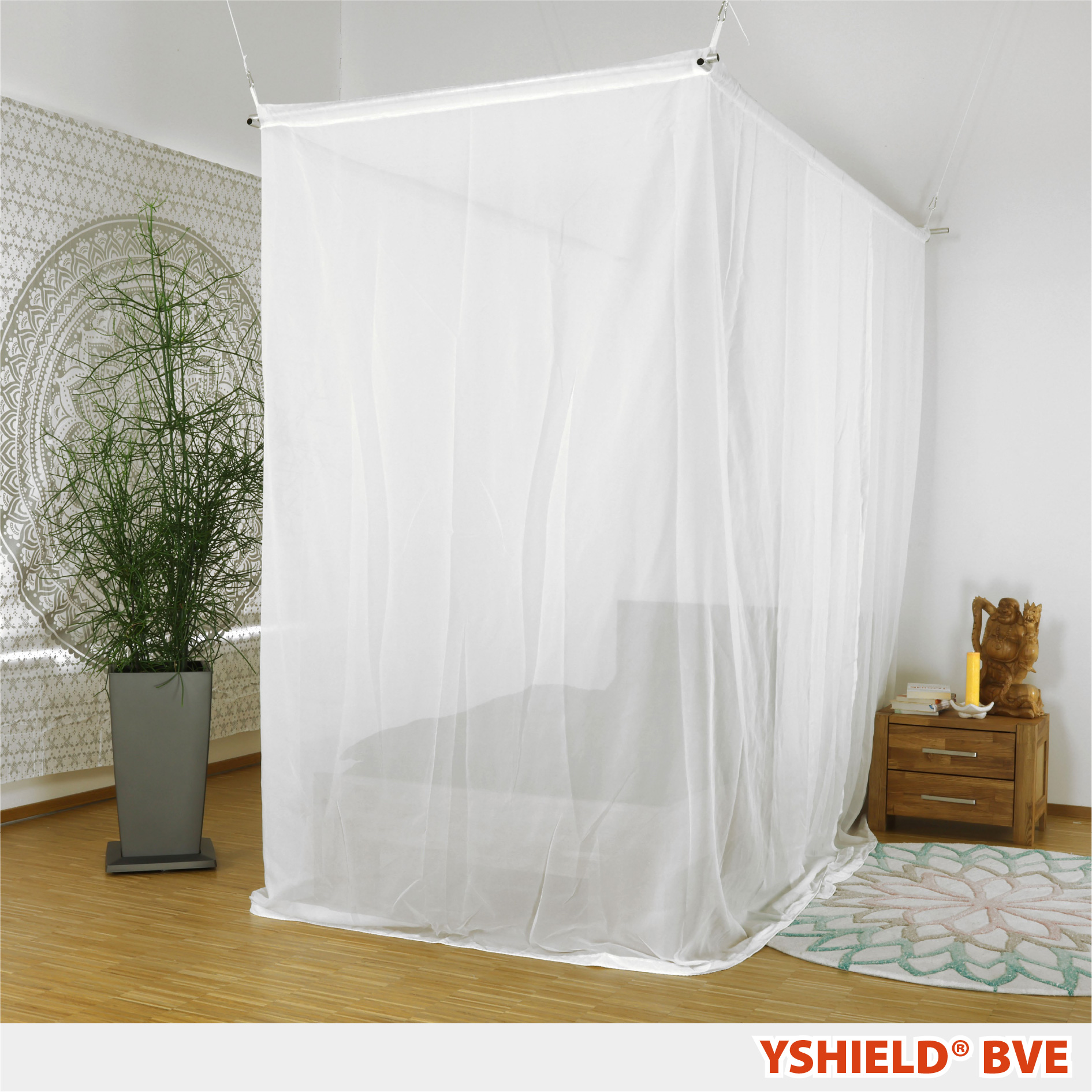 YSHIELD® BVE | Abschirmbaldachin | Einzelbett | VOILE – Bild 1
